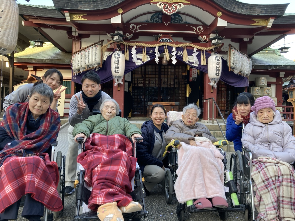 開口神社へ初詣⛩️