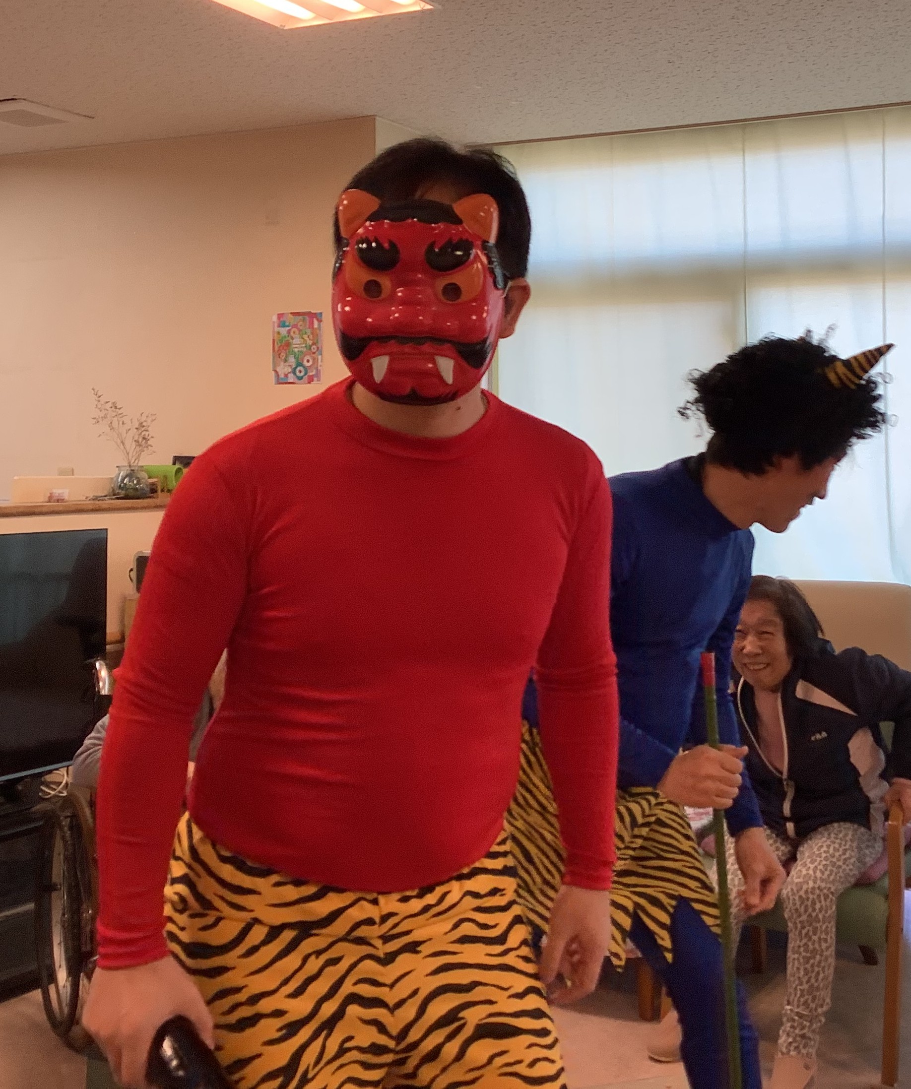 豆撒きで鬼退治！　inつどうホール